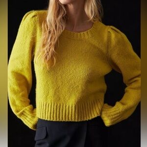 Meave by Anthropologie Green Women's Sweater